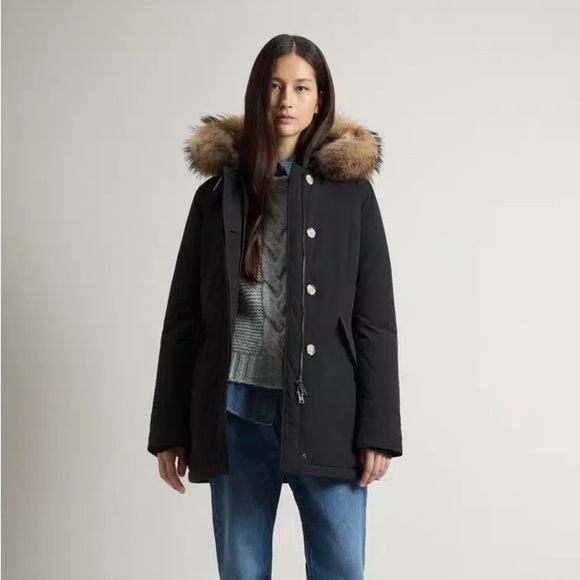Woolrich Jackets & Blazers - Woodrich Women’s Black Arctic Down Parka Brown Fur
Ramar cloth jacket coat XS